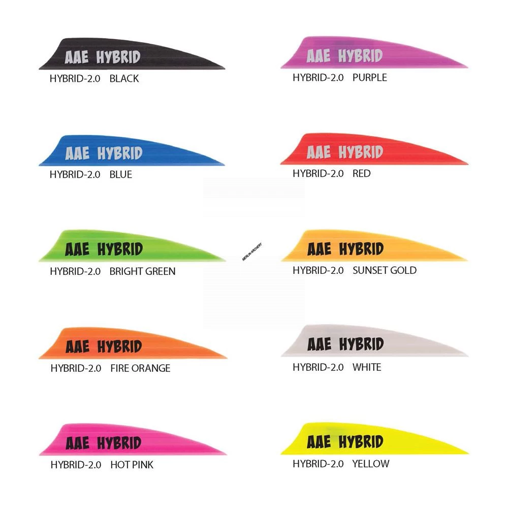 AAE Hybrid Shield Vanes - 1.85" 1 AAE Hybrid Shield Vanes - 1.85"